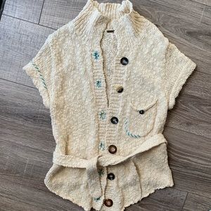 Free People short sleeve sweater
